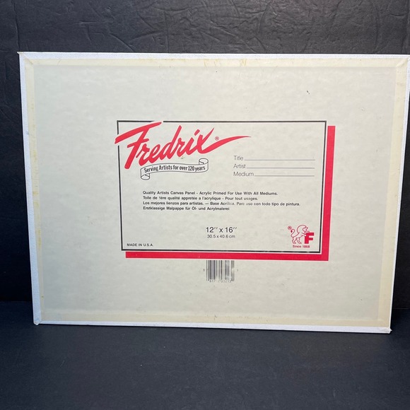 Handpainted Spring Landscape Painting 12x16  Canvas Signed Vtg Original - Picture 5 of 5